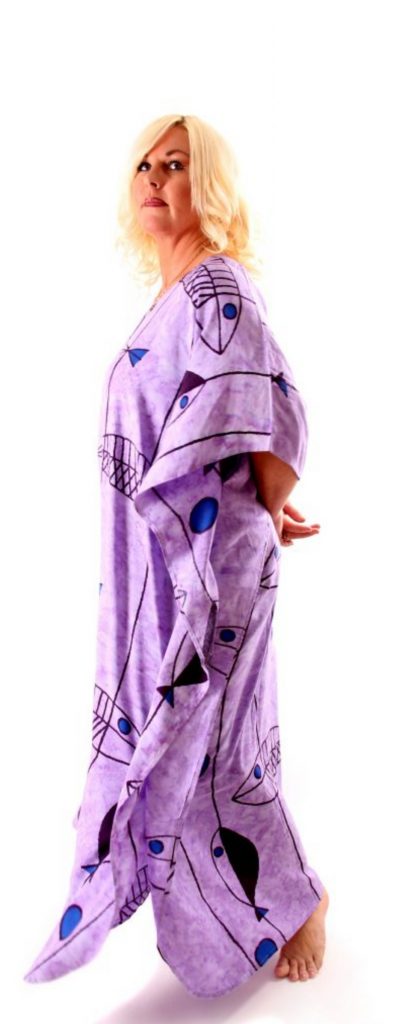 Fish Print Kaftan