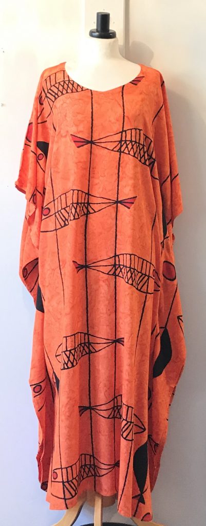 Fish Print Kaftan
