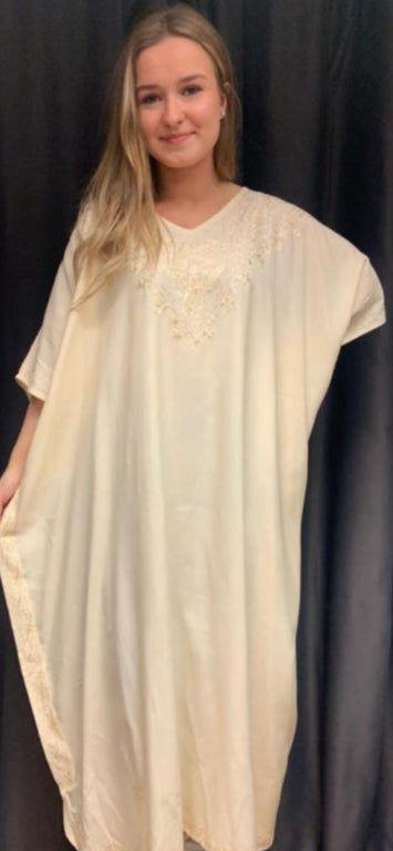 Didi Plain Embroidered Kaftan