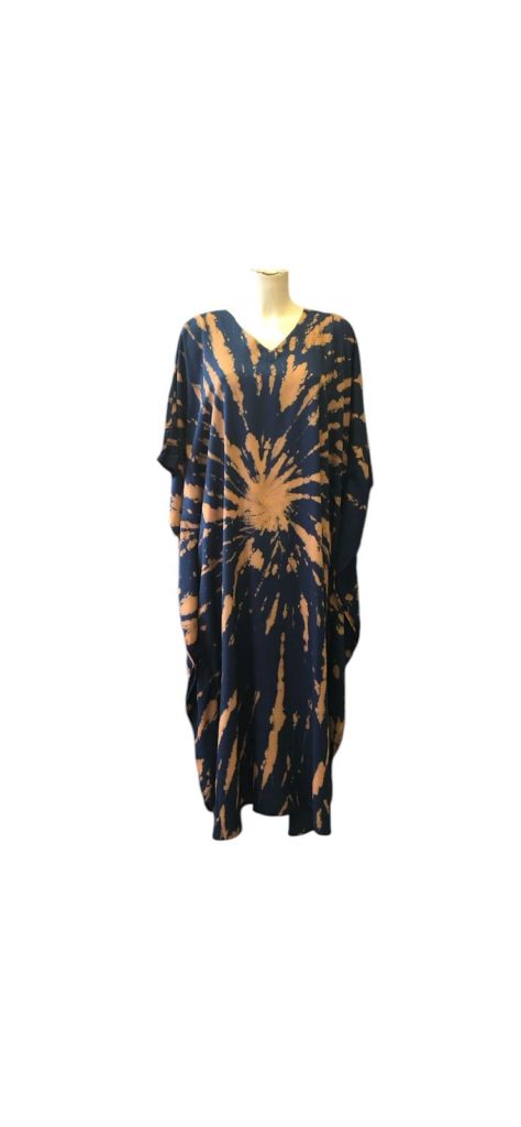 Ikat Swirl Pattern Kaftan