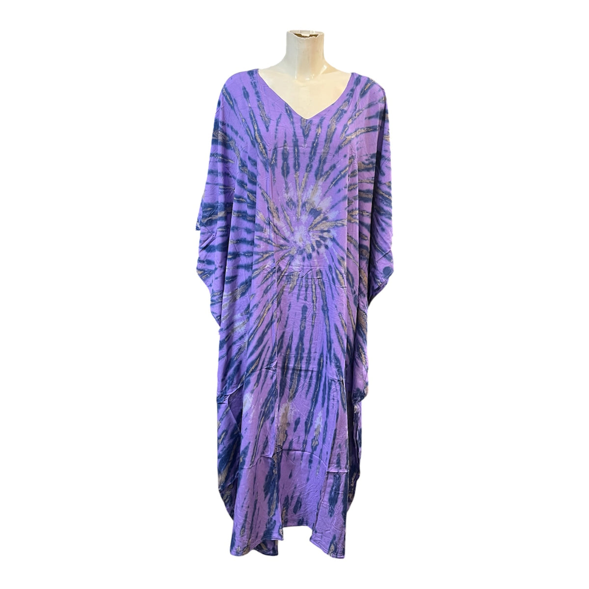 Ikat Swirl Pattern Kaftan