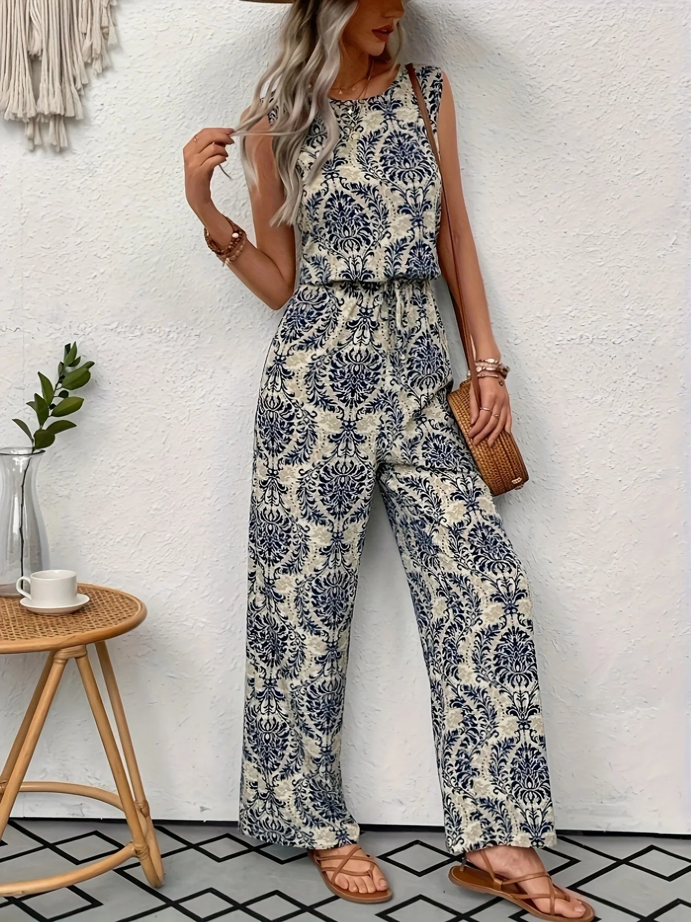 Wide Leg Jumpsuit
