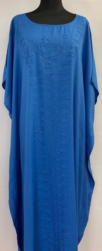 Didi Plain Embroidered Kaftan