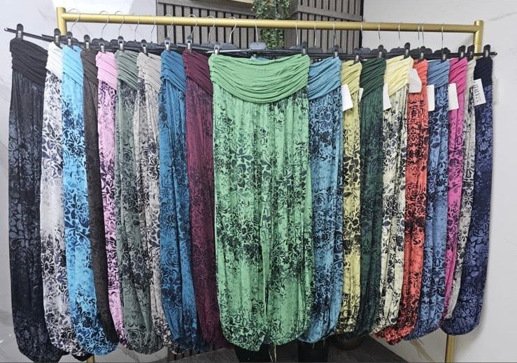Printed Harem Pants