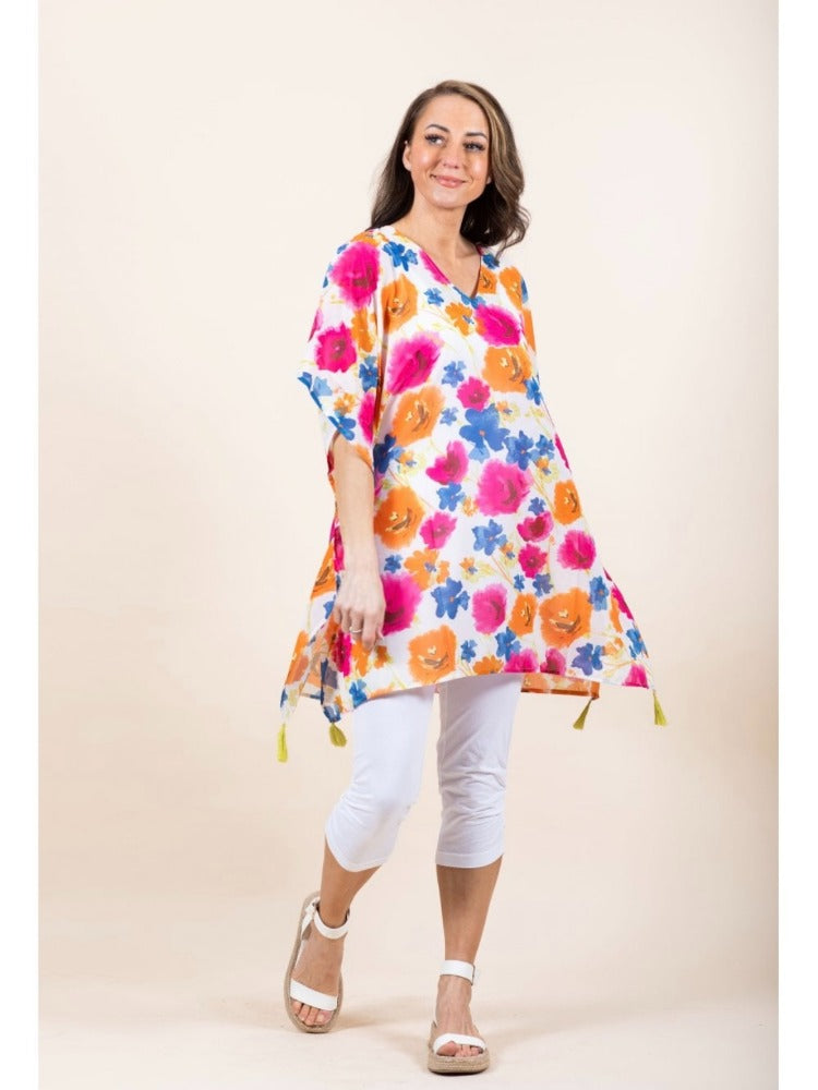 Tara Kaftan Multi Tassled