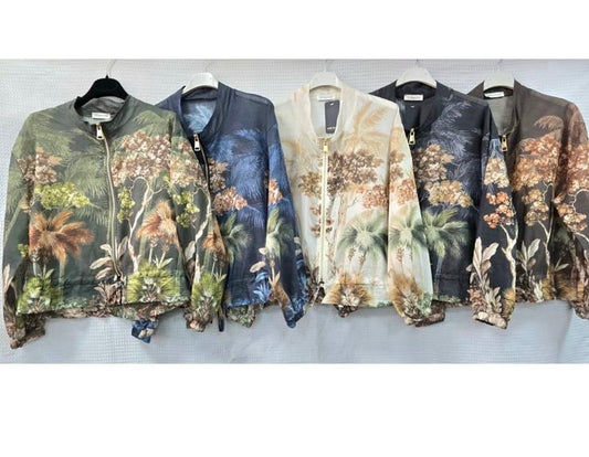 Silky Zip Up Jackets