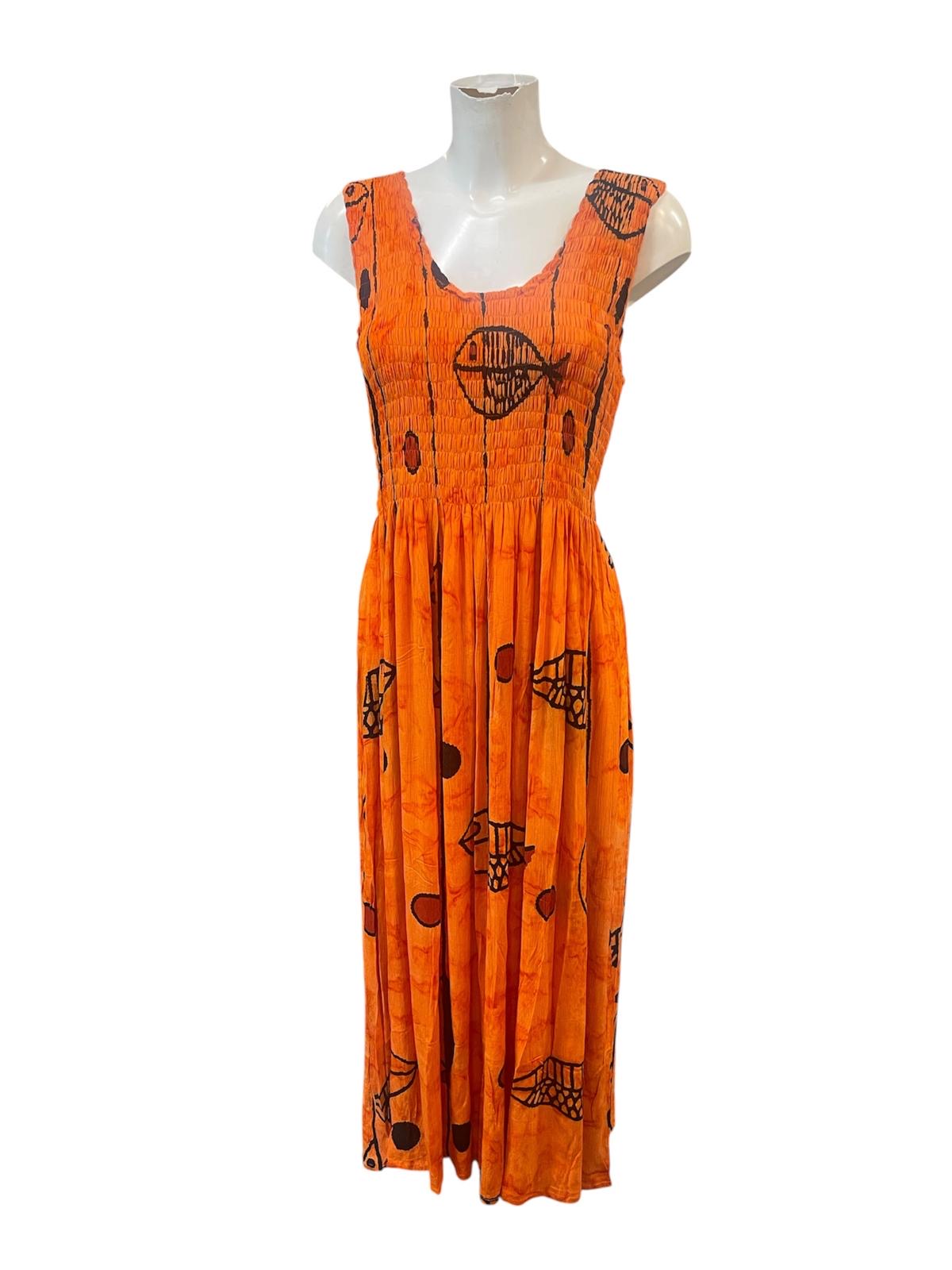 Fish Karetta Dress Orange