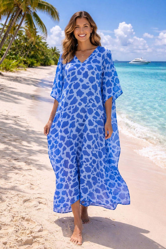 Bold Animal Print Kaftan