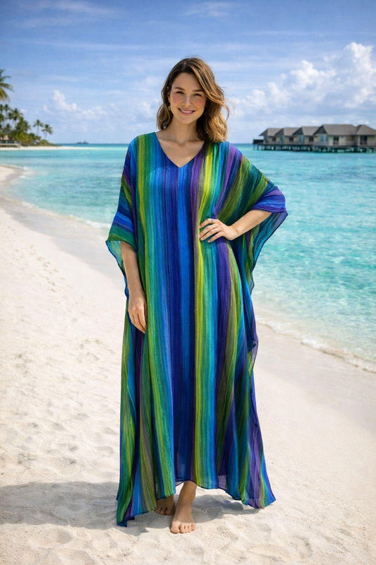 Stripe Multicolour Kaftan