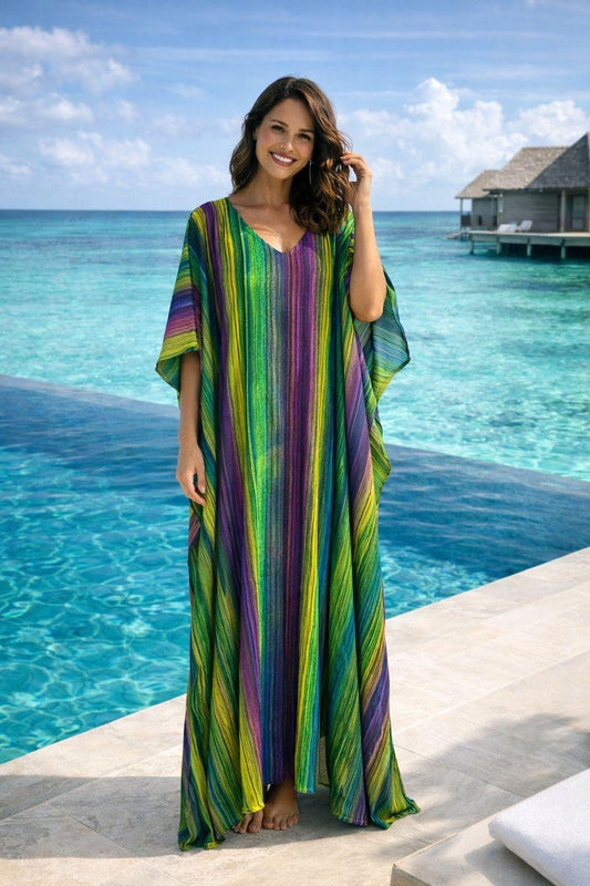 Stripe Multicolour Kaftan