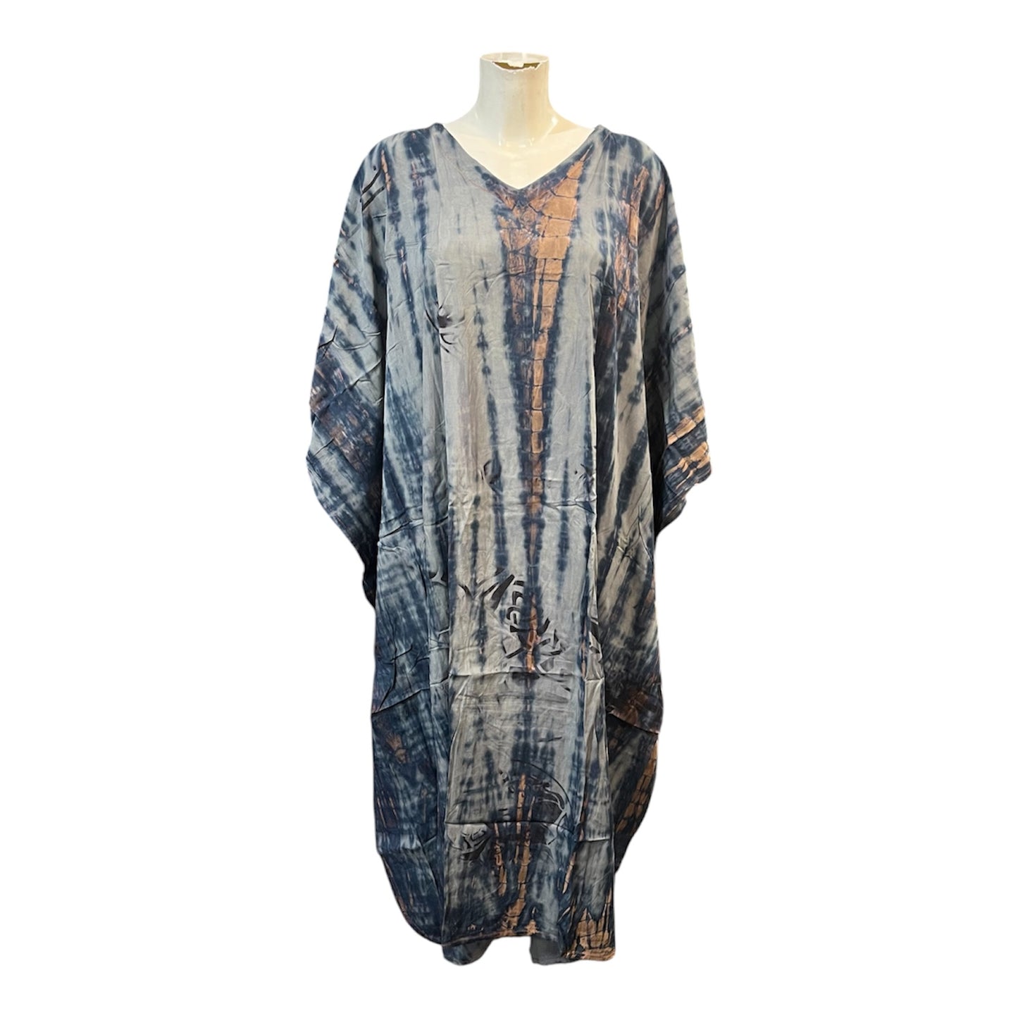 Ikat Swirl Pattern Kaftan