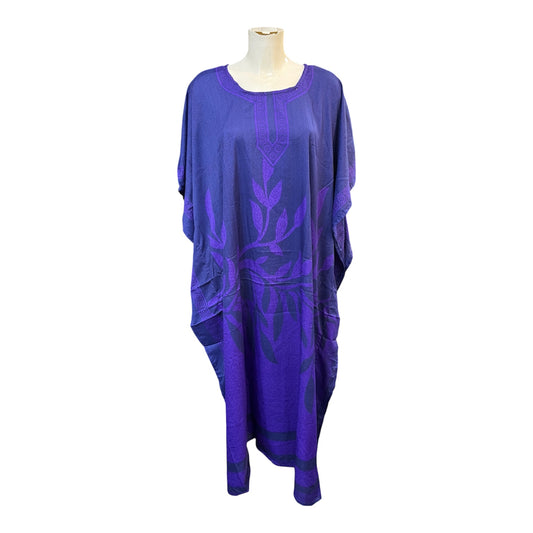 Purple leaf Kaftan