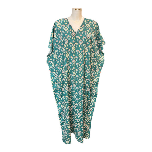 Green diamond kaftan