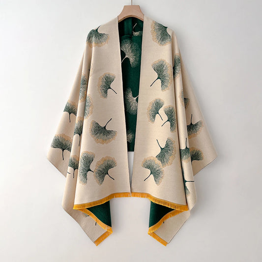 Winter Warm Cashmere Feather Scarf