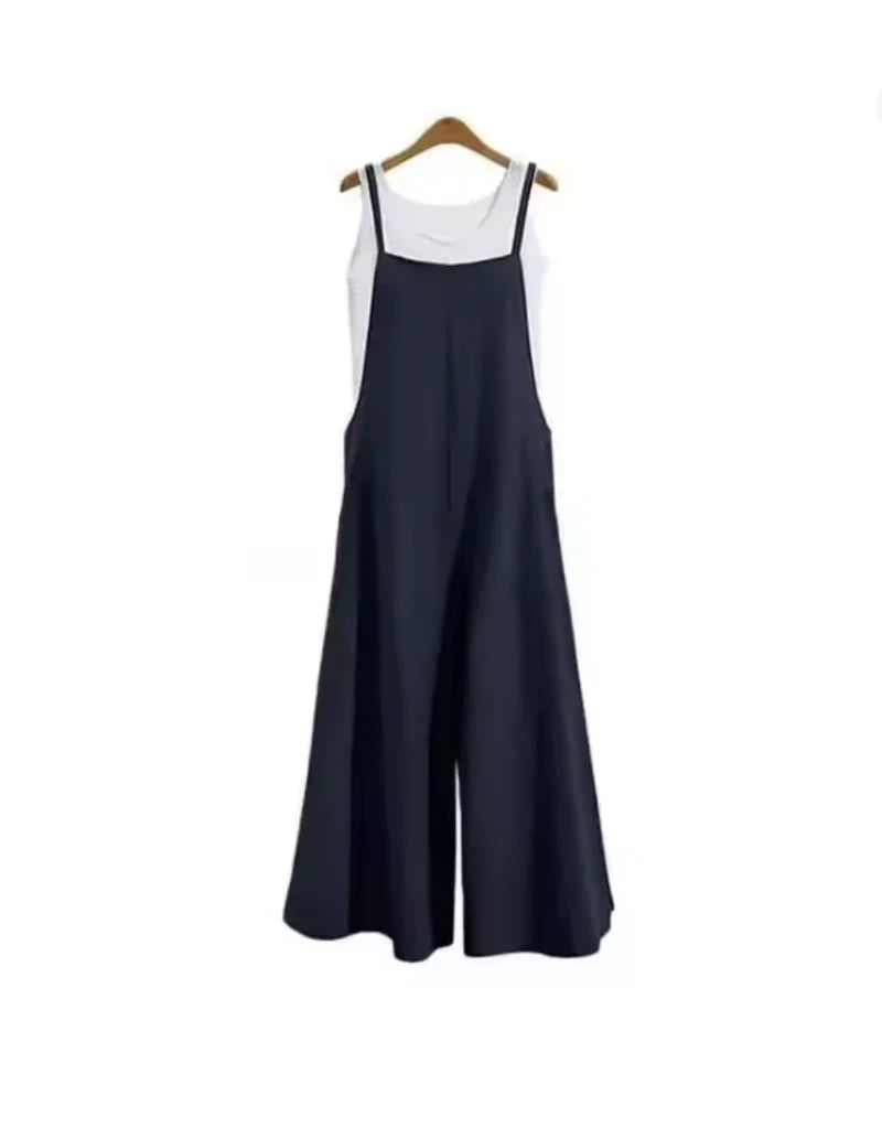Solid Color Jumpsuit