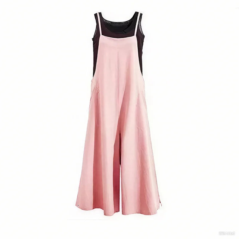 Solid Color Jumpsuit
