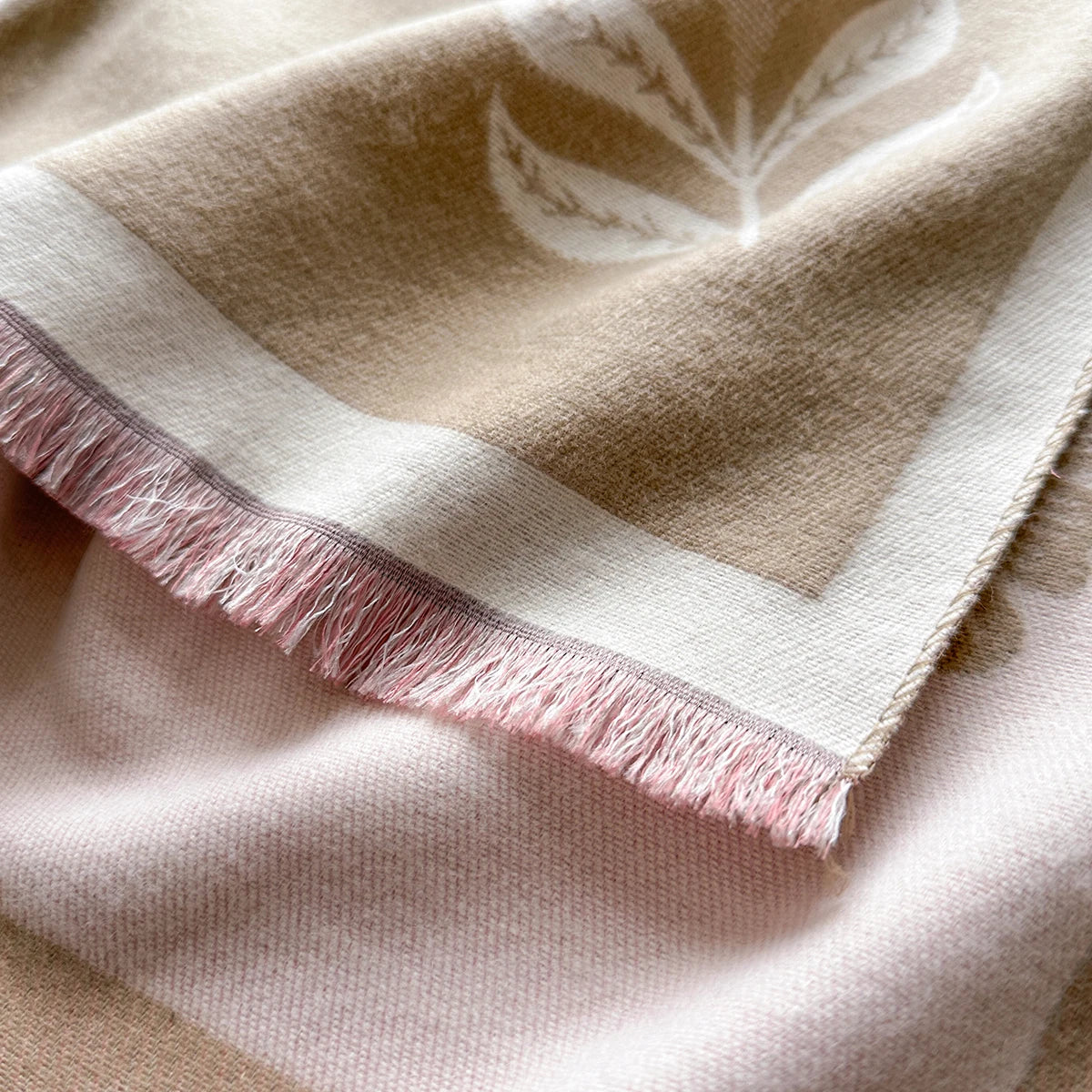 Winter Warm Cashmere Feather Scarf