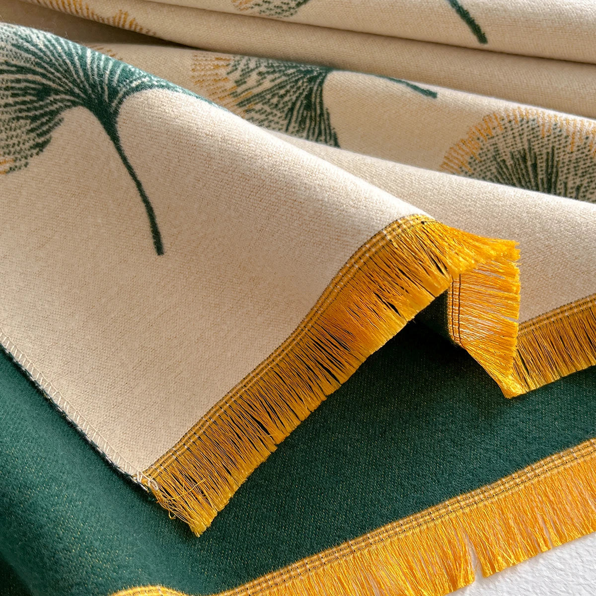 Winter Warm Cashmere Feather Scarf