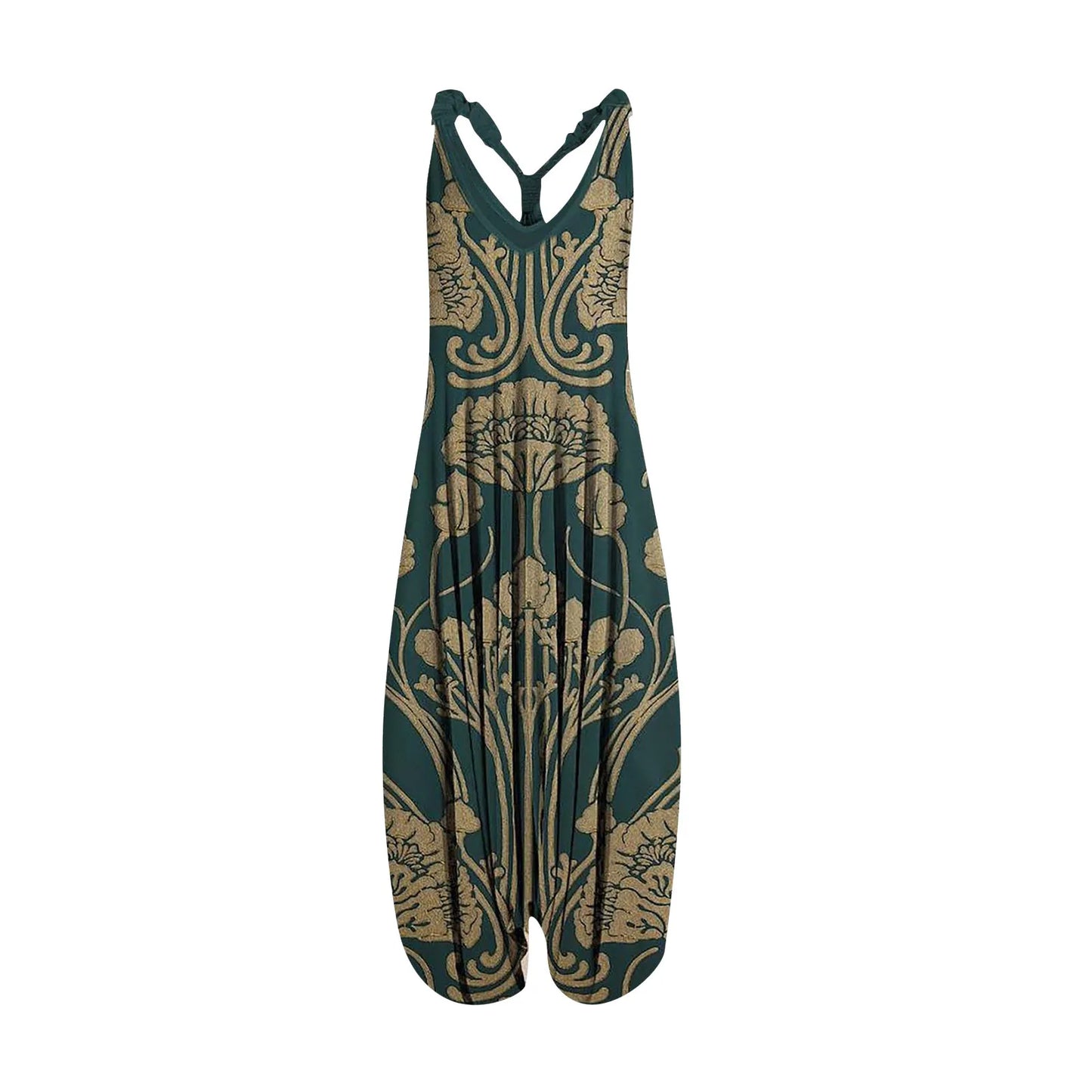 Wide Leg Bohemian Playsuit
