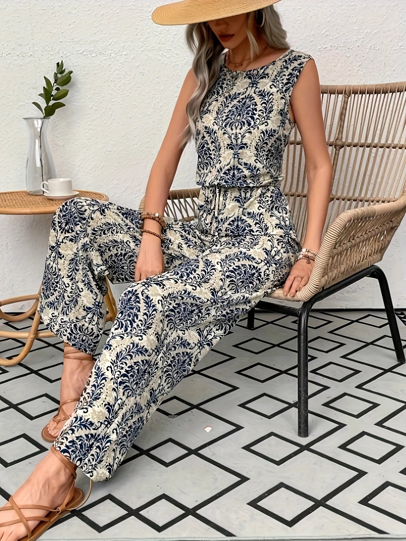 Wide Leg Jumpsuit