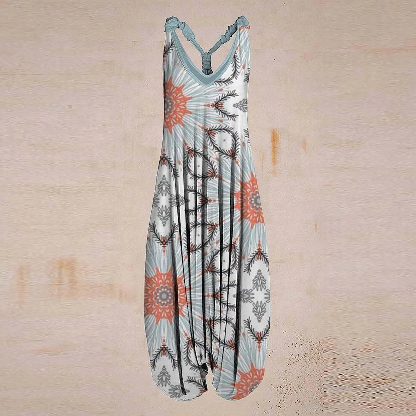 Wide Leg Bohemian Playsuit