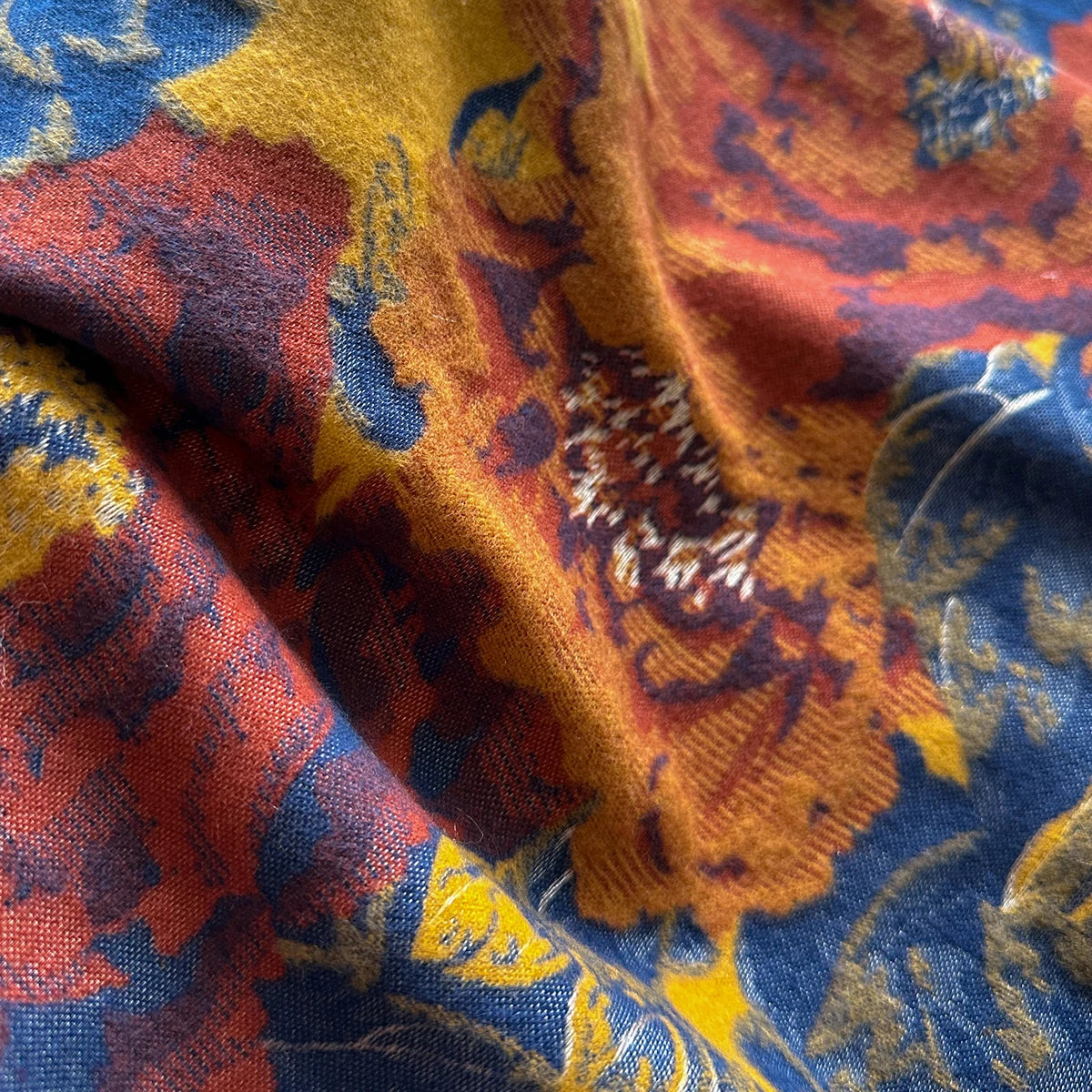 Women's Floral Poncho