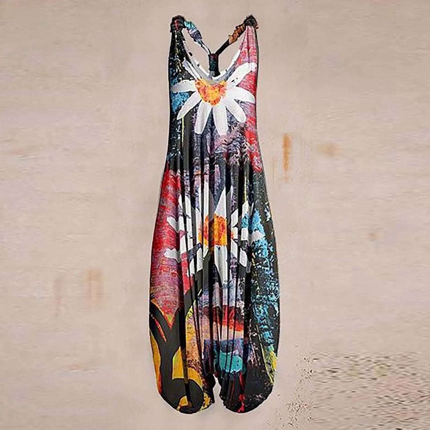 Wide Leg Bohemian Playsuit