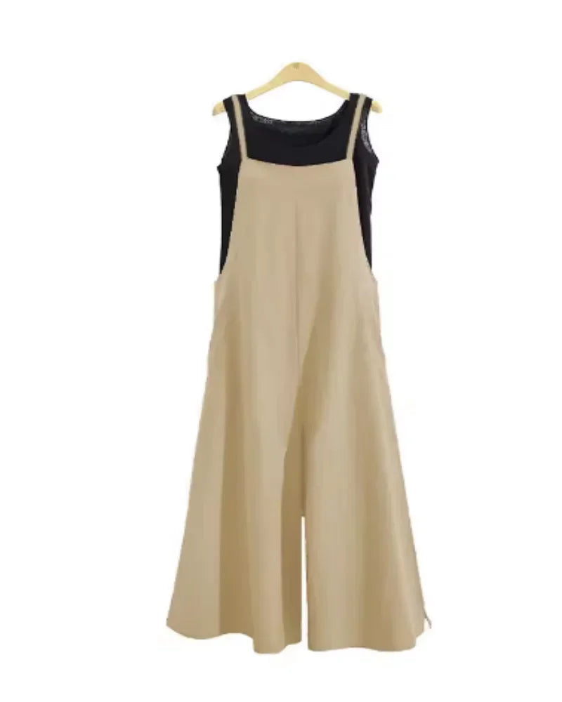 Solid Color Jumpsuit