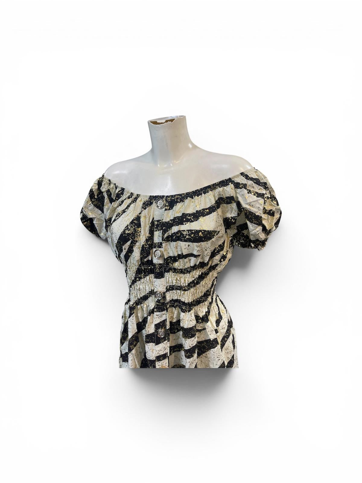 Magic Dress Black and Gold