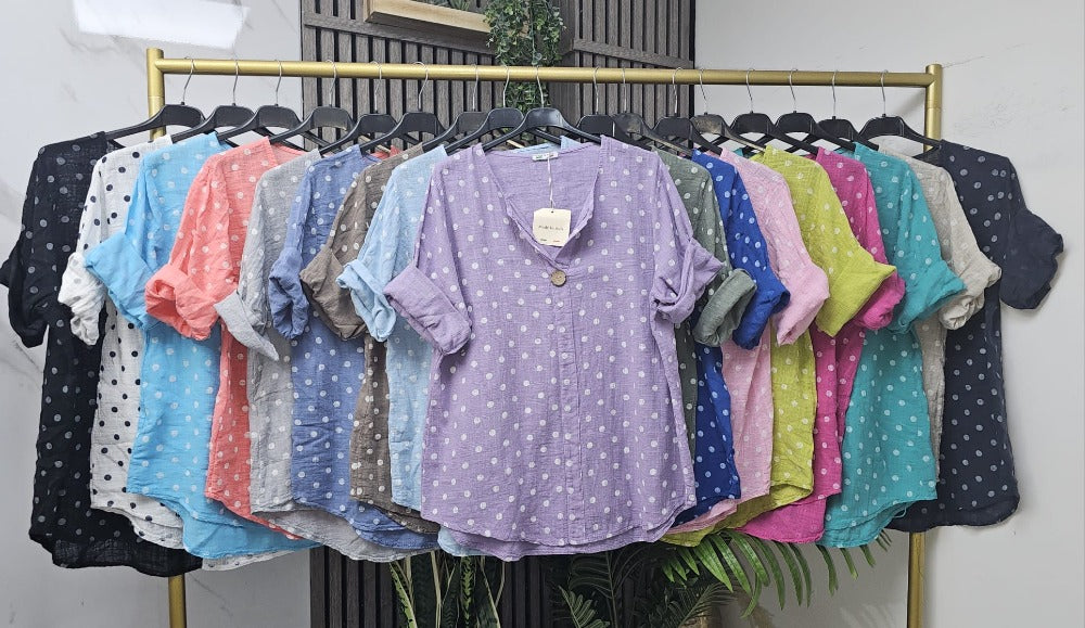 Polka Dot Summer Shirts