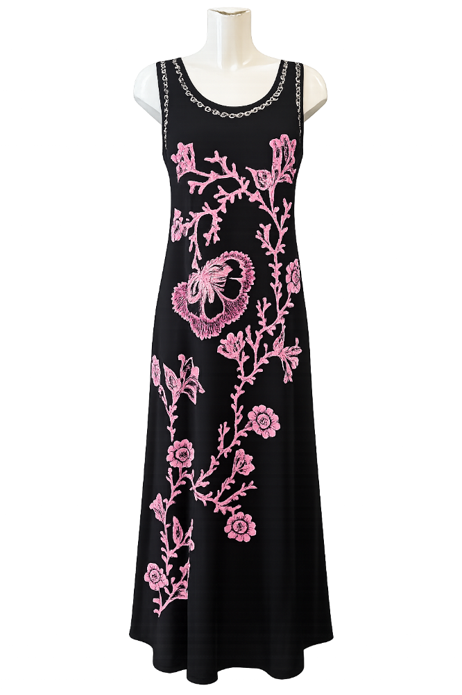 Embroidered Floral Dress