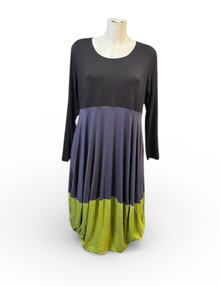 Tri Colour Capri Dress